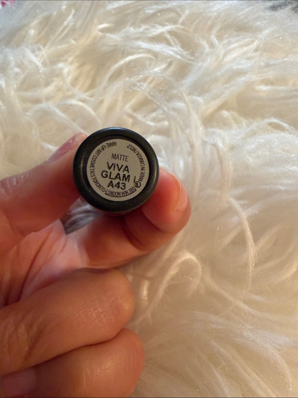 MAC Cosmetics Viva Glam Matte Lipstick A43 - Neutral Pink Tube